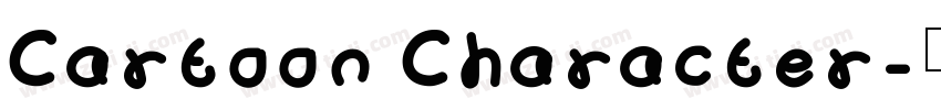 Cartoon Character字体转换